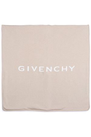 coperta in cotone beige GIVENCHY KIDS | H30524184